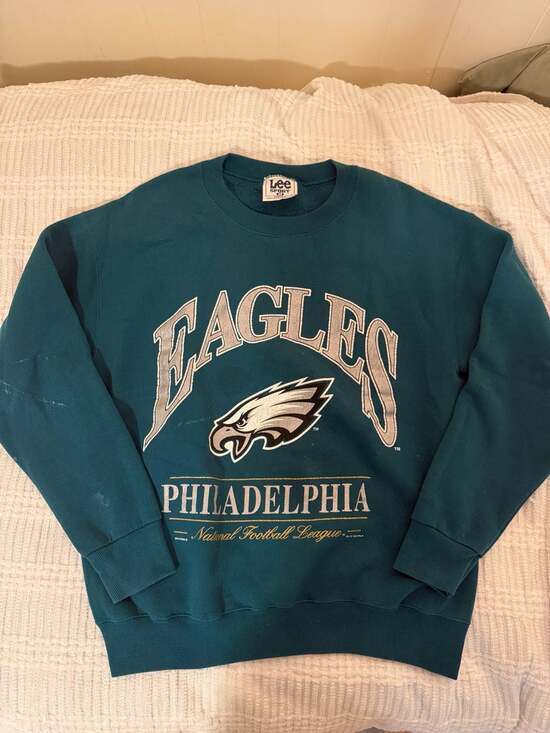 Lee Sport Other - Vintage 90s Philadelphia Eagles NFL Lee Sport Crewneck Sweatshirt Teal